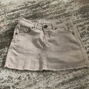 Gray Mini Skirt